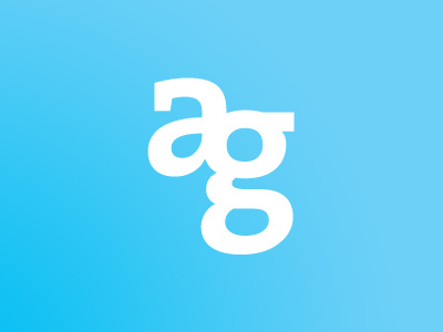 Logotype "AG" logo logotype vector