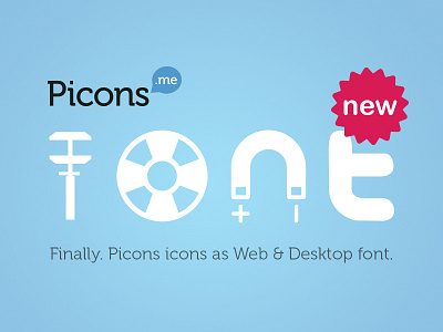 Picons Font released!