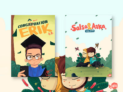 #WORK - Illustration for Graduation and Wedding Gift