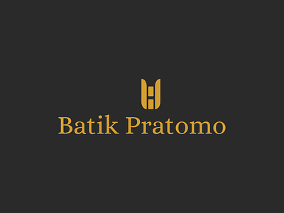 Work - Batik Pratomo Logo apparel logo batik batik logo brand design branding clothing logo company logo flat logo logo logo design