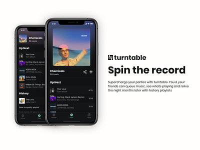 Music Player for a Social Music App