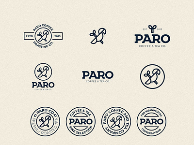 PARO Coffee & Tea | Logo lockups