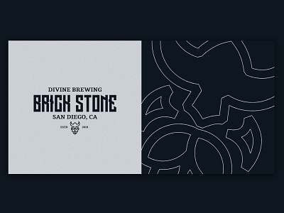 BrickStone Logo beer brand brand identity brewing icon identity logo logodesign logotype symbol trademark wordmark