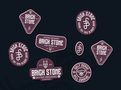 BrickStone Stickers