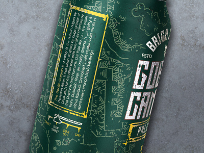 Goblin Canyon Beer closeup beer beer branding beer label beer packaging brewery brewing packaging packaging design product design