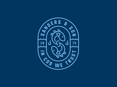 Sanders & Son - logo concept brand identity branding identity logo logo design mark symbol