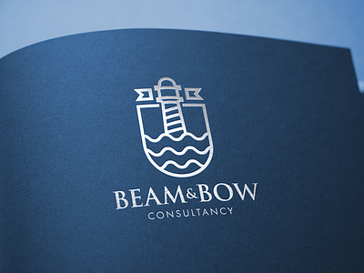 Beam & Bow Consultancy Logo brand identity branding icon identity logo logo design mark minimal symbol wordmark