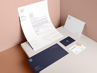 Steven Craig Employment Lawyer stationery collateral branding business card business collateral envelope letterhead logo logo design print stationery