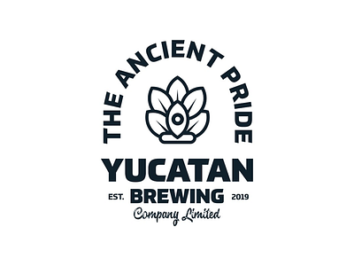 Yucatan Brewery logo lockup brand identity branding brewery logo logodesign logomark mark symbol