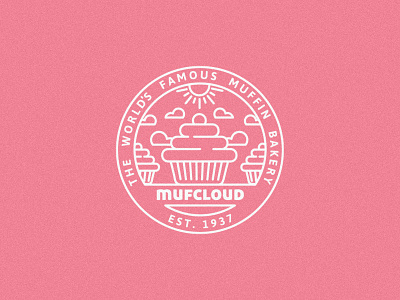 Mufcloud Bakery Logo brand identity branding brewery icon identity logo logo design logodesign mark symbol