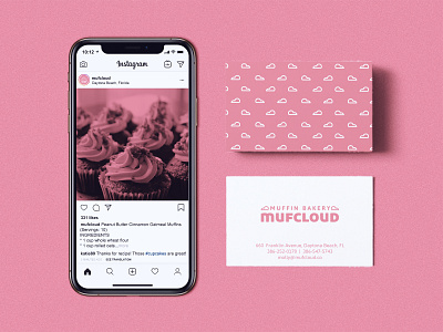 Mufcloud Brand scene - IG + BC brand identity branding business cards businesscard design identity inspiration instagram post logo design logodesign stationery