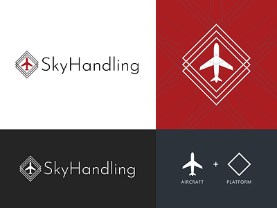 SkyHandling - Logo Design branding creative design icon logo monogram