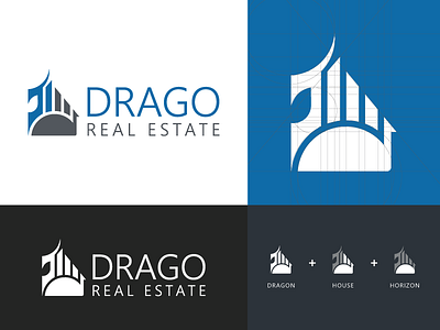 Drago Real Estate - Logo Design branding creative design icon logo monogram