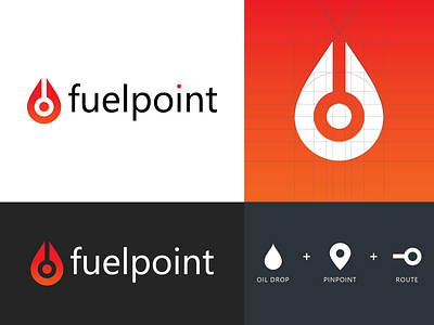 Fuelpoint - Logo Design branding creative design icon logo monogram