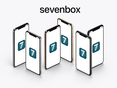 SevenBOX app branding design icon logo minimal ui ux