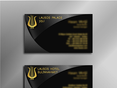 Lausos Hotel Branding branding businesscard design mockup vector