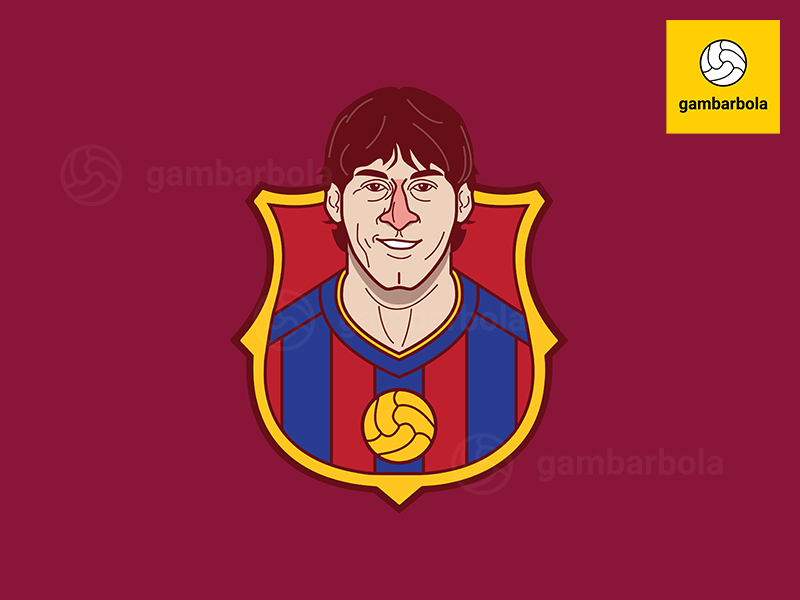 Lionel Messi G.O.A.T - Digital Poster barcelona digital poster football gambarbola goat illustration la liga la pulga lionel messi messi barca messi barcelona spain