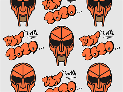 MF'ing 2020... art design hiphop illustration illustrator orange vector