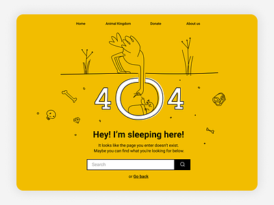 DailyUI 08 - 404 Page - Service Design Club 404 daily iu challenge daily ui error 404 illustration ui web design