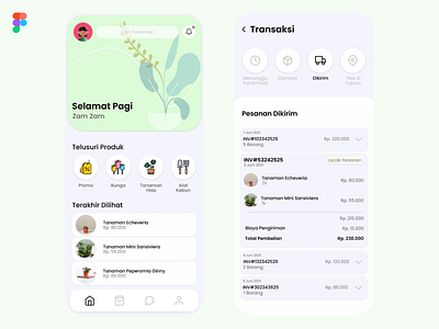 Plant Shop app design exploration plant shop ui ui exploration uiconcept uidesign