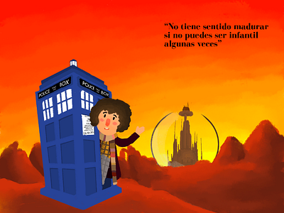 Doctor Who Illustration illustration doctorwho fourth