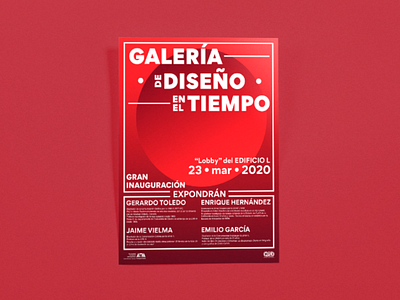 Galley poster gallery poster red