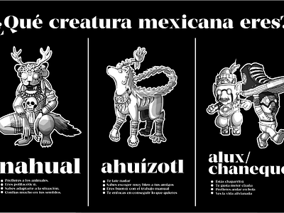 Mexican creatures mexico creature illustration