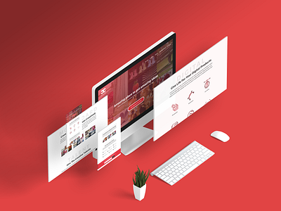Beautiful Website Mockup experience design interaction design mockups ui design ux design web design website website design
