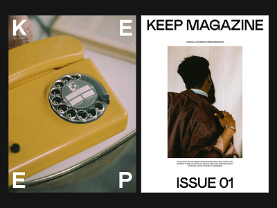 Keep Magazine — Art Direction art direction branding grid layout minimal photography typography web