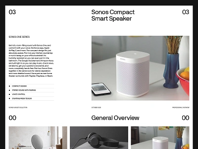 Tech Gadgets — Layout Details art direction design grid layout minimal presentation presentation design typography ui web website
