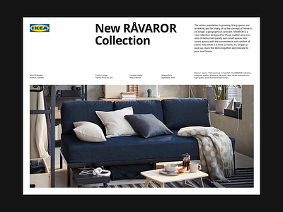 IKEA RÅVAROR — Art Direction art direction branding layout minimal photography presentation presentation design typography web