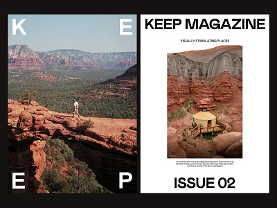 Keep Magasine — Vol 02 art direction branding design layout minimal typography web website