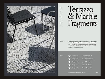 Italian Architecture — Layout art direction grid layout minimal typography web website