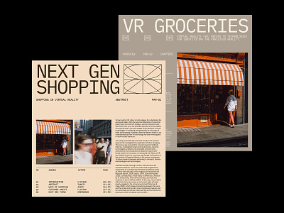 VR Shopping – Layouts art direction design grid layout minimal typography ux web