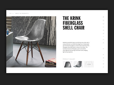 Krink x Modernica agency krink minimal modern typography ui urban ux web