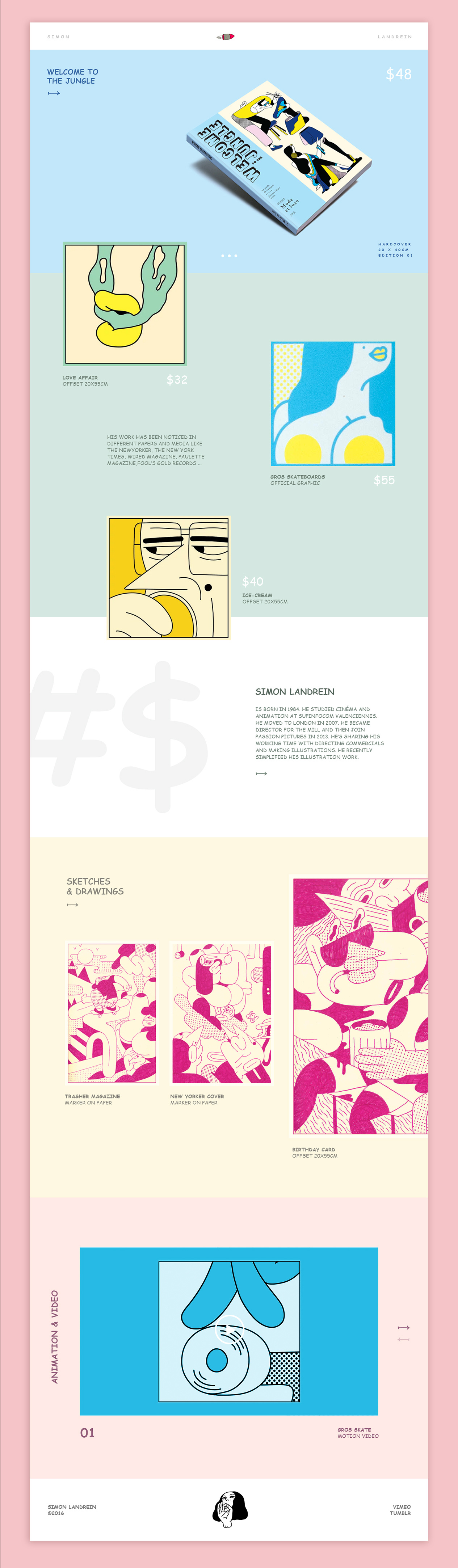 Portfolio page // Comic Sans Challenge / UI Challenge — Week 08 by ...