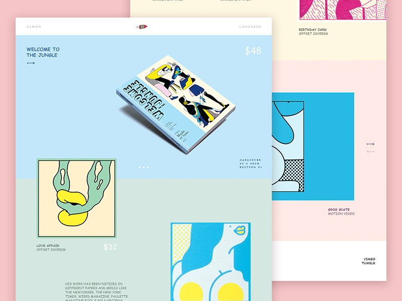 Portfolio page // Comic Sans Challenge / UI Challenge — Week 08 by ...