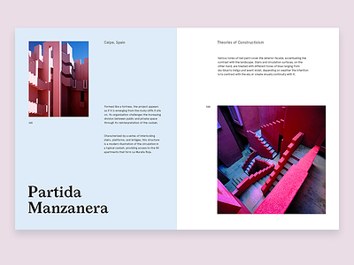 Project Detail - La Muralla Roja house agency design grid minimal photography typography ui ux web