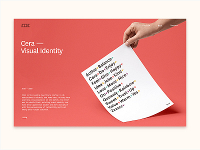 Cera — Visual Identity agency artdirection branding digital logo print web