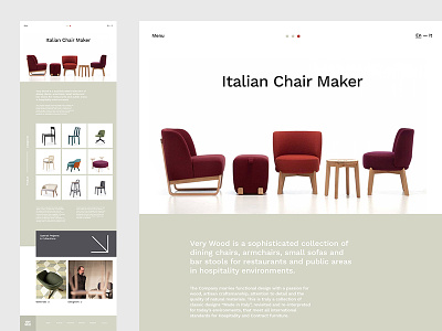 Italian Furniture — Website