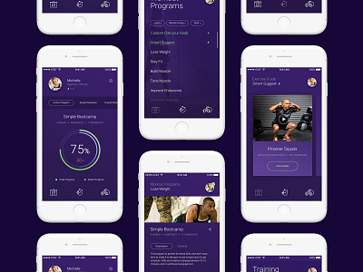 Fitness & Workout — Mobile App design fitness gym ios layout mobile mobileapp training ui ux workout workout app workout tracker