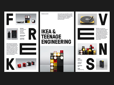 IKEA X Teenage Engineering — Layouts