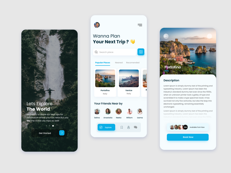 Travel Mobile App by Changa Gonsal Korala on Dribbble