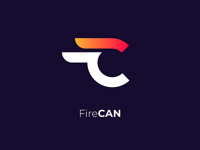 Fire C - Logo branding c c logo can fire fire c fire can fire gradient firelogo gradient illustration logo logo design logo design concept