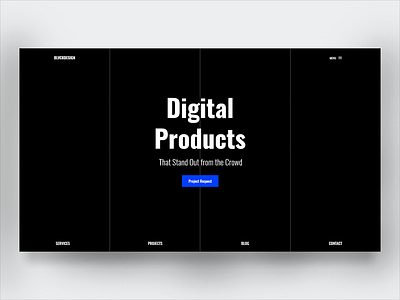 Blvckdesign Homepage agency design flat grid design grid layout landing page landing page design minimal ui ux web web design agency website