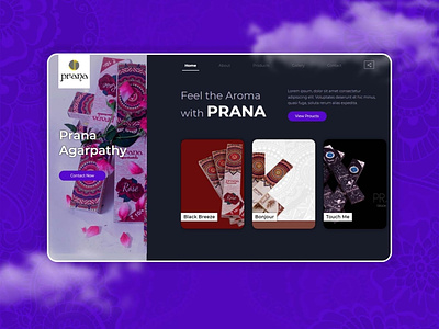 Prana Agarapathies - Website Design branding esight keralastyle style ui ux web webdesign website website design