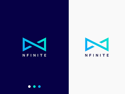 N FINITE | Letter N Logo Exploration w/ Infinity Symbol design flat icon illustrator logo logo design logo mark logotype minimal naeemgfx