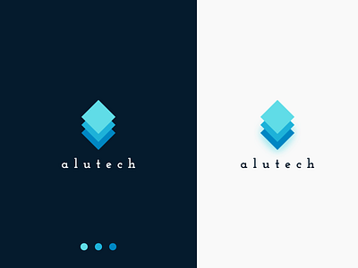 AluTech | Industrial Logo Concept branding flat icon illustrator logo logo design logo mark logotype minimal naeemgfx