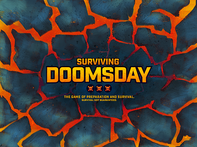 Surviving Doomsday board game doomsday illustration lava surviving volcano