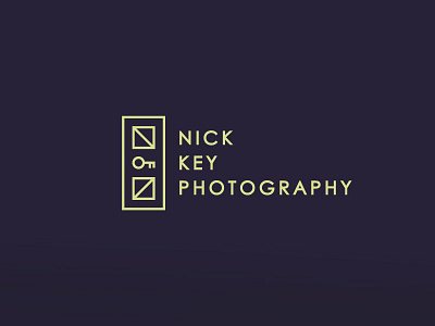 NK Photography brand illustrator logo mark photography vector